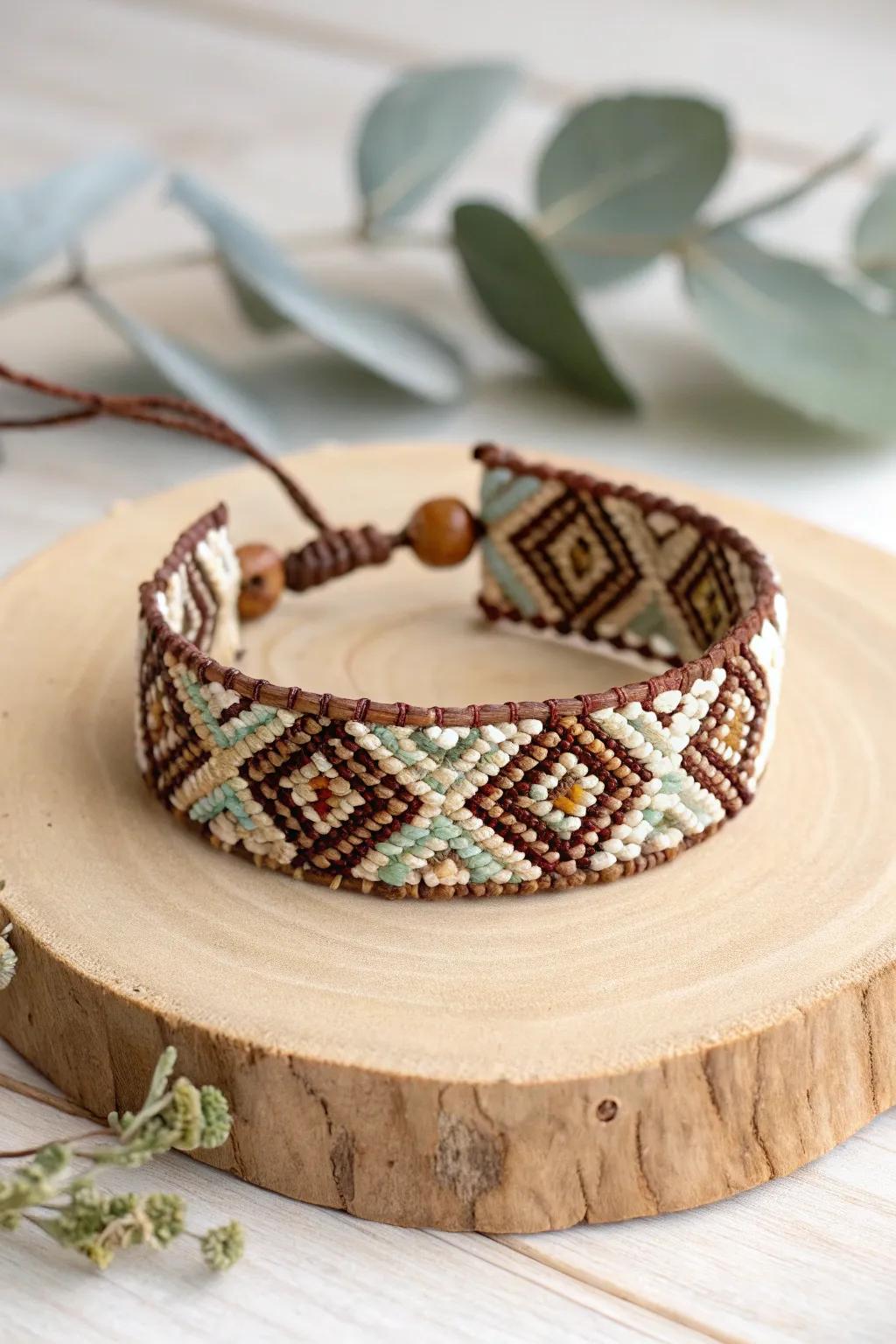 Discover the timeless elegance of intricate bead loom designs, where craftsmanship meets minimalist beauty.