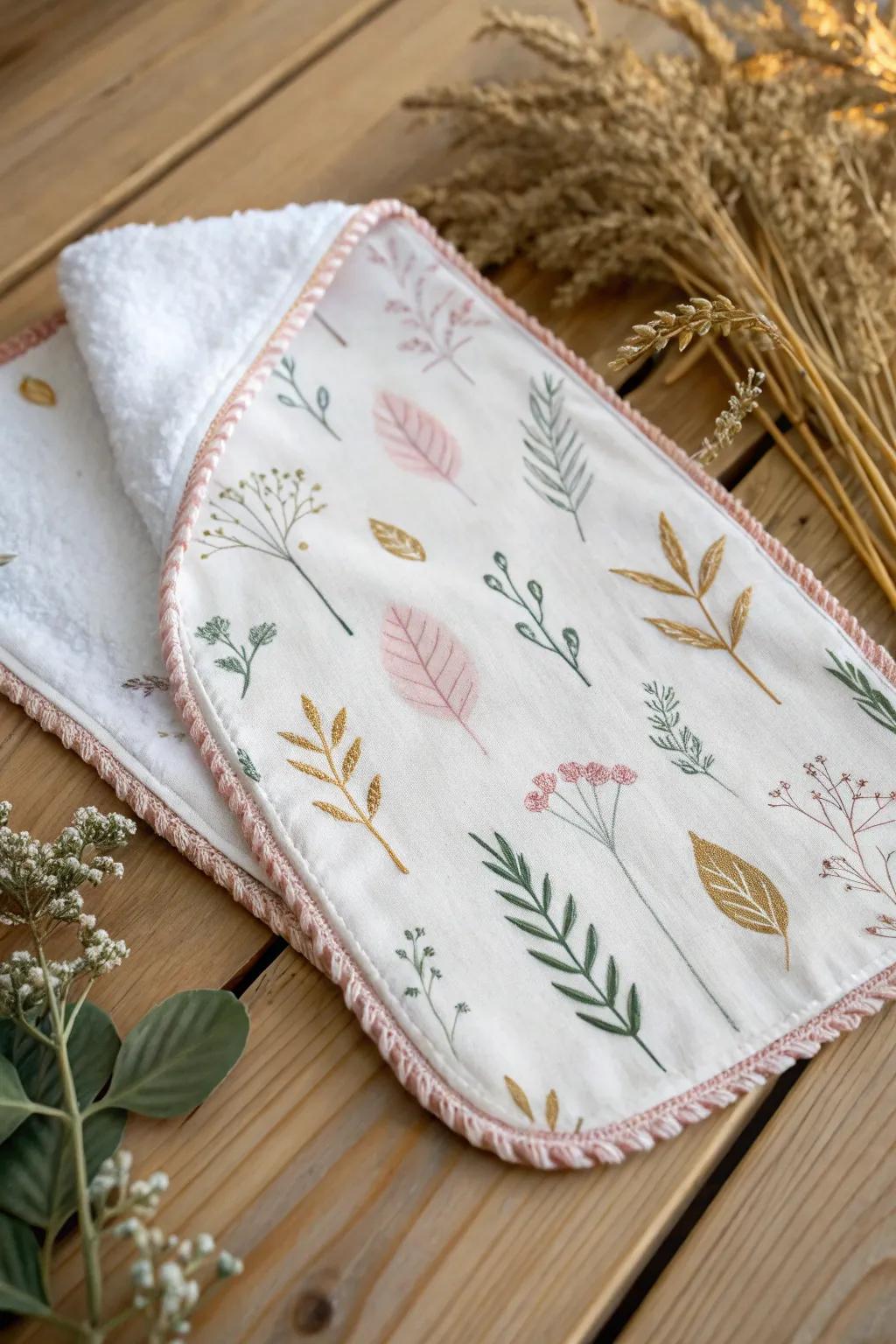 Unleash your child's creativity with these charming crafts using handcrafted burp cloths. Embrace simplicity and beauty!