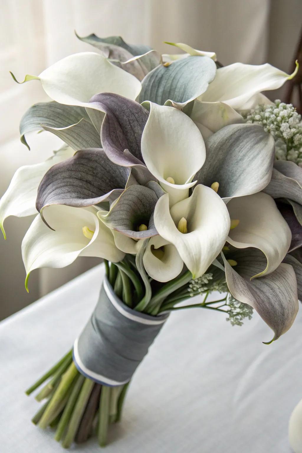 18 Elegant Calla Lily Wedding Bouquet Ideas