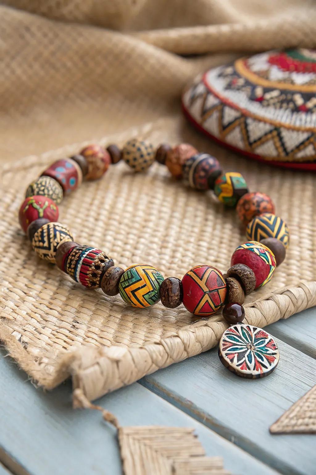 Celebrate diversity with culturally inspired bead patterns.