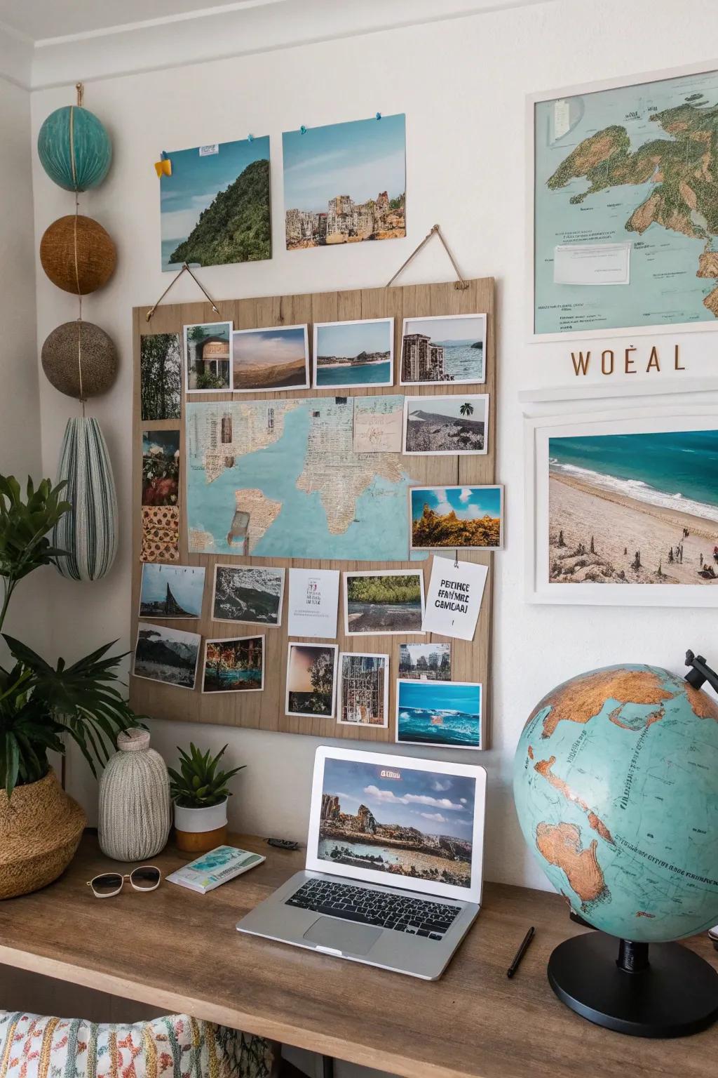 Visualize your travel goals with a dream vacation vision board.