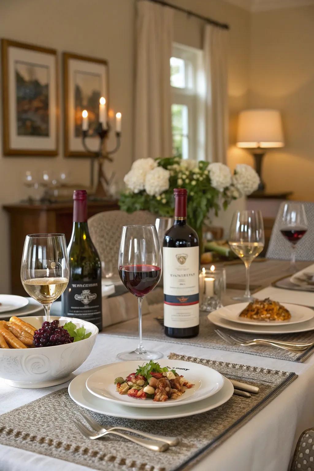 Elevate your meal with a curated wine pairing experience that delights the senses.