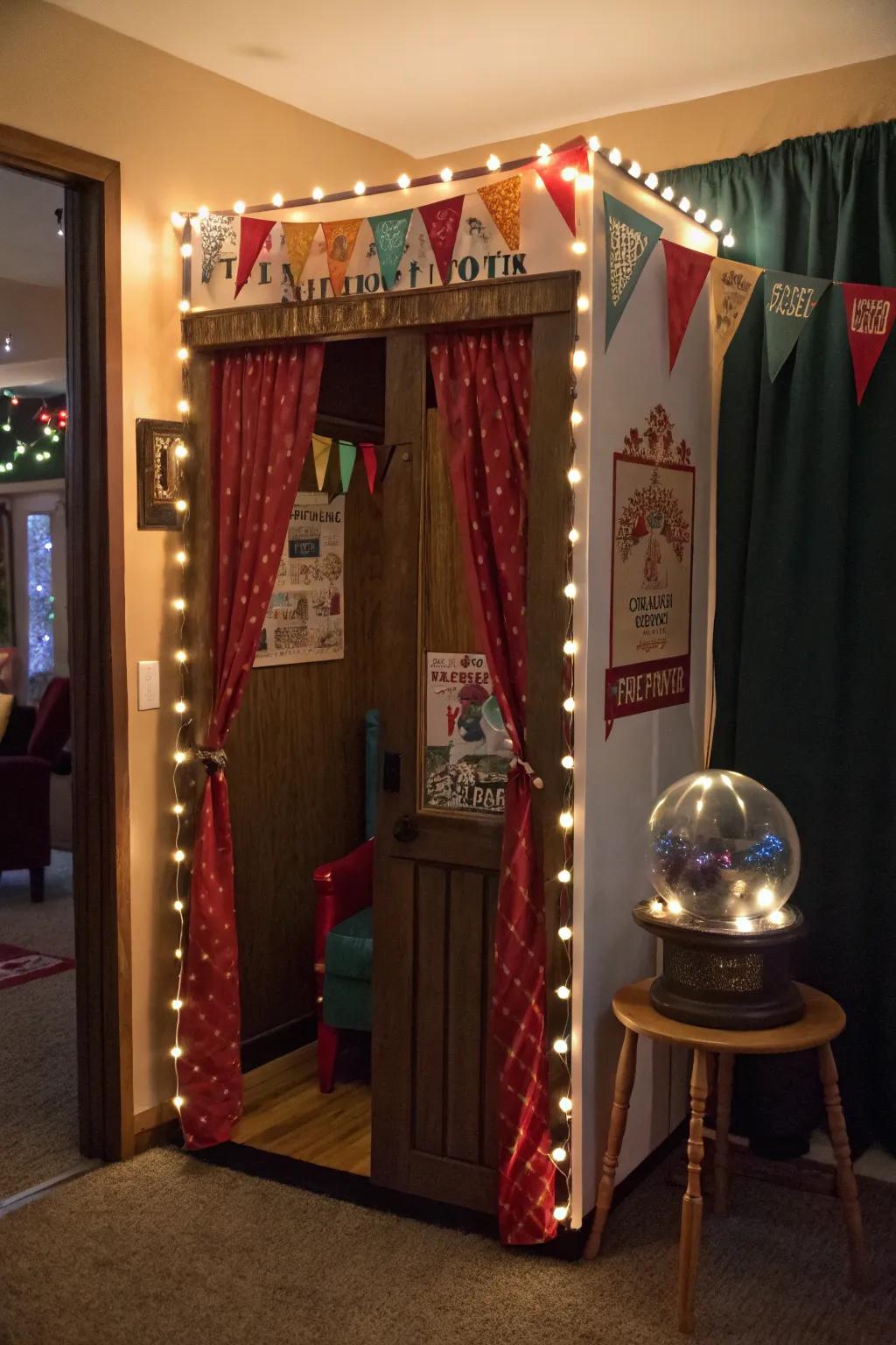 A festive fortune-teller theme for holiday fun.