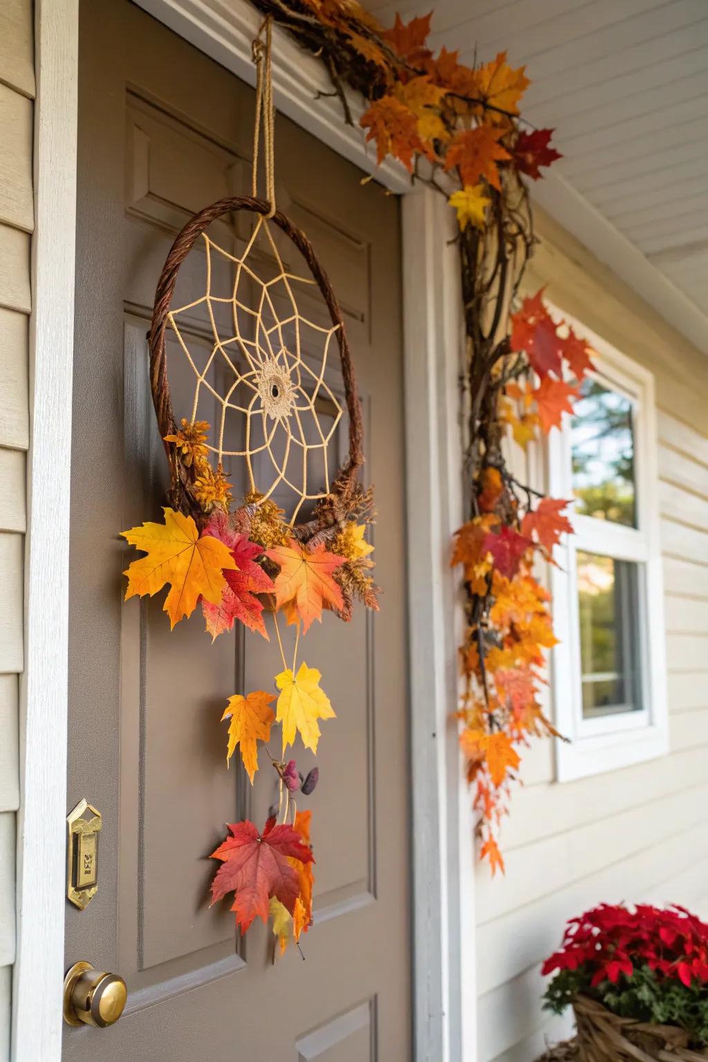 Celebrate the seasons with a dream catcher that changes with the times.