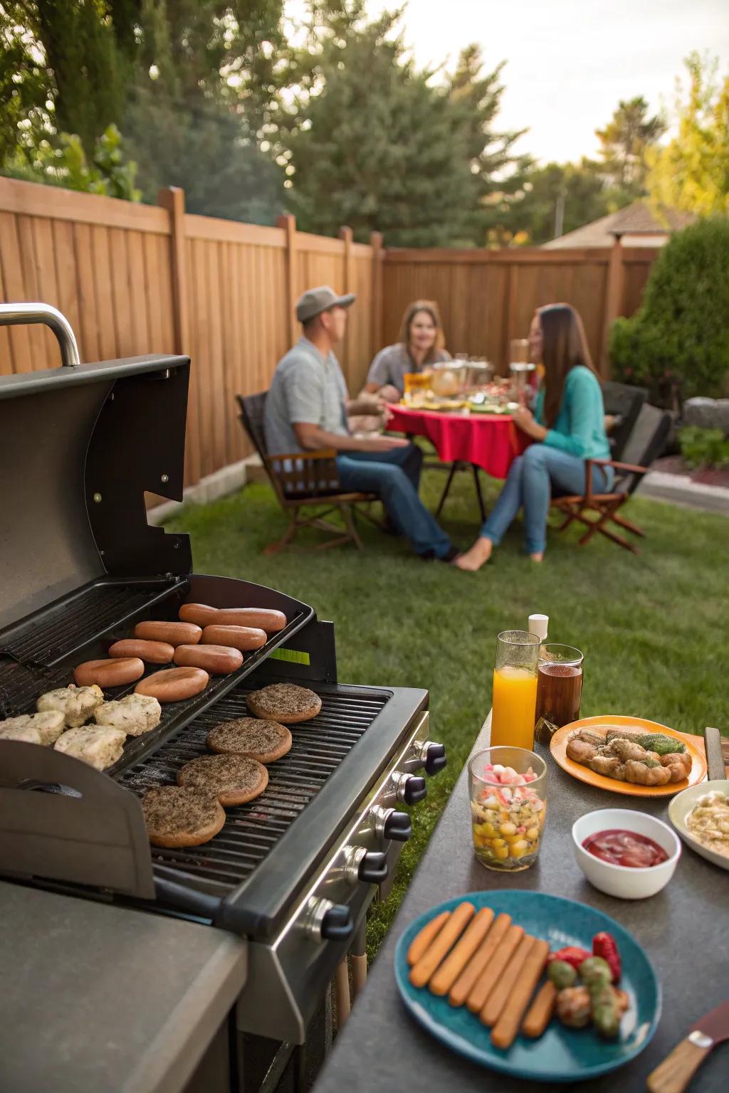 A fun and tasty backyard BBQ celebration