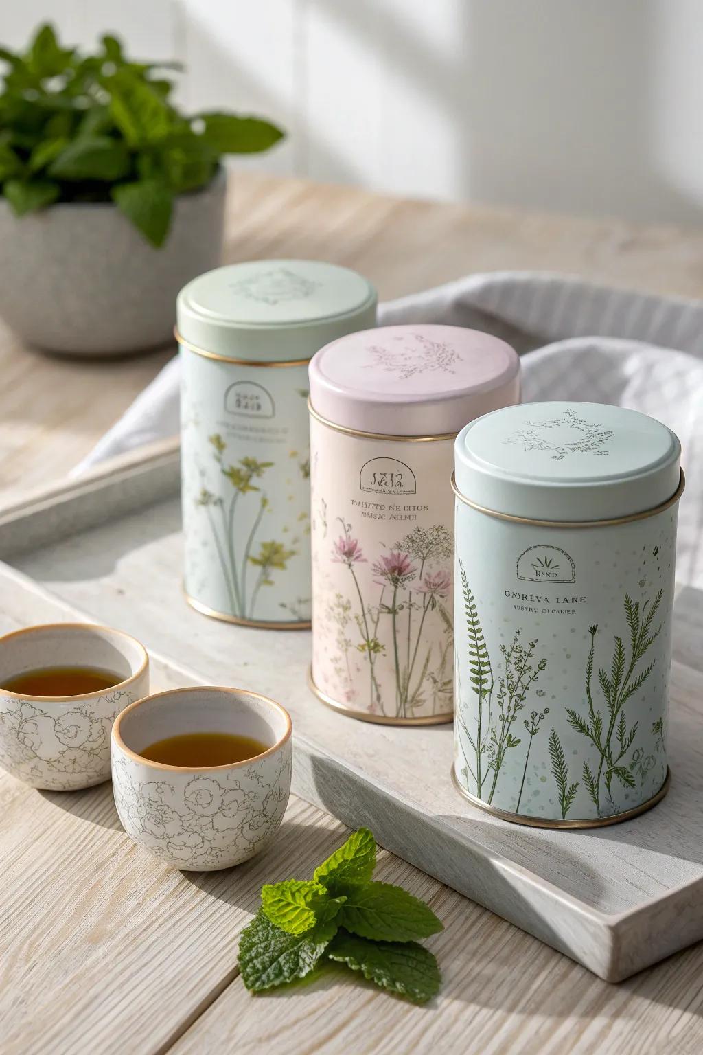 Gift the tranquility of nature with a thoughtfully curated herbal tea collection.