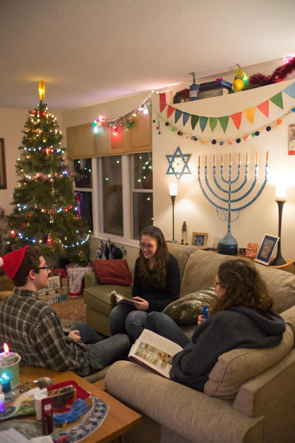 Celebrate diversity with a global holiday traditions night at Friendsmas.