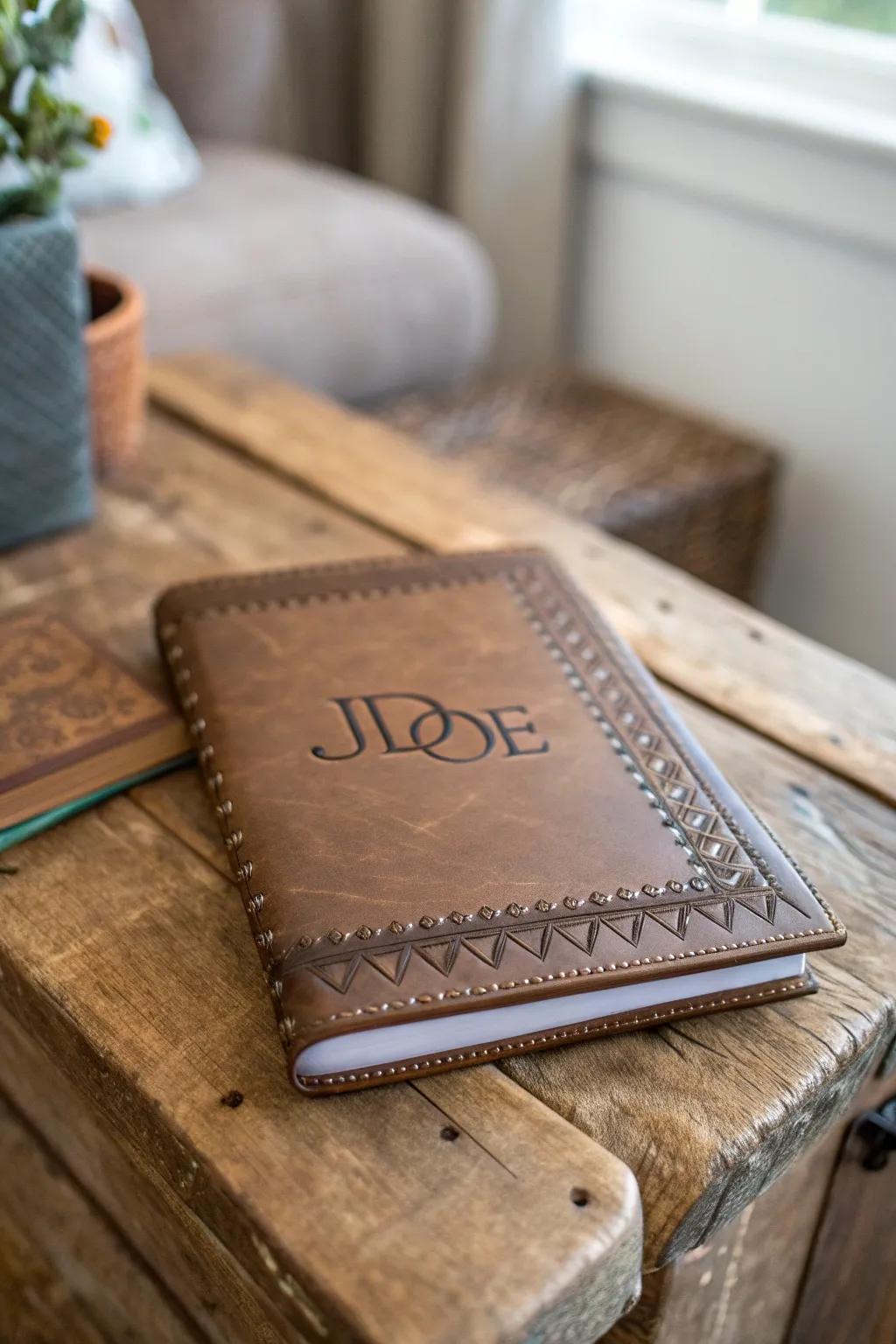 A personalized travel journal, perfect for documenting adventures.