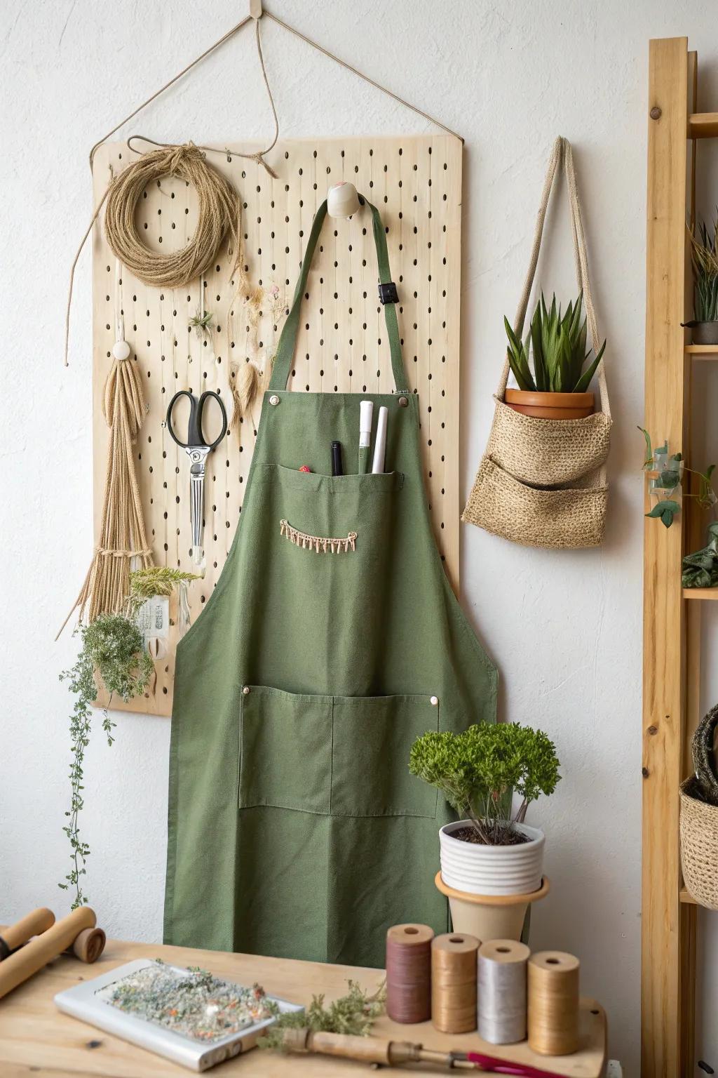 Embrace creativity with a touch of elegance—your crafting essentials beautifully organized.
