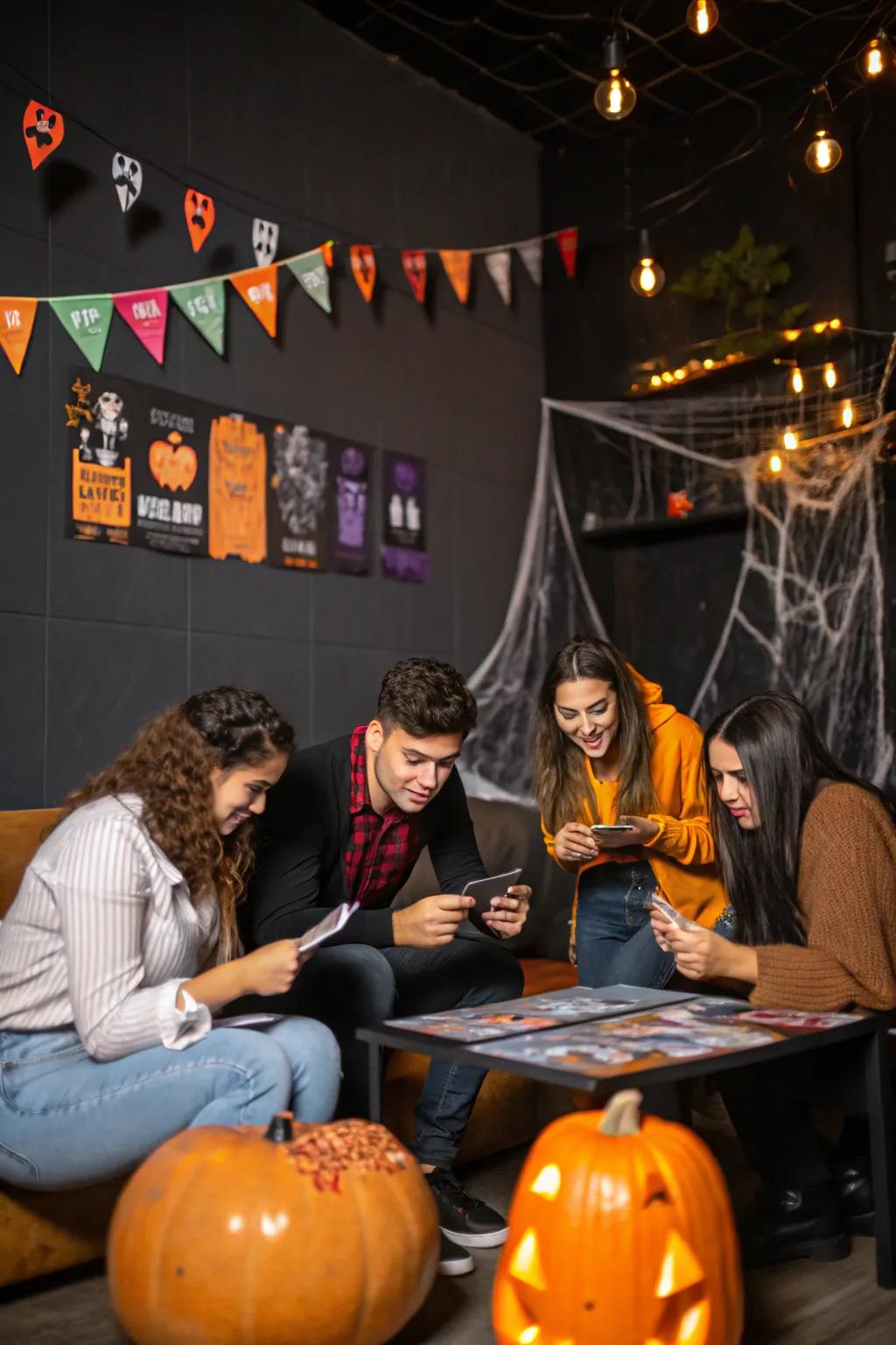 A fun and challenging Halloween trivia night.