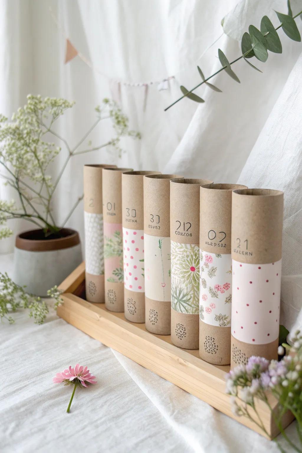 Transform everyday objects into a charming classroom calendar with this creative upcycling project!