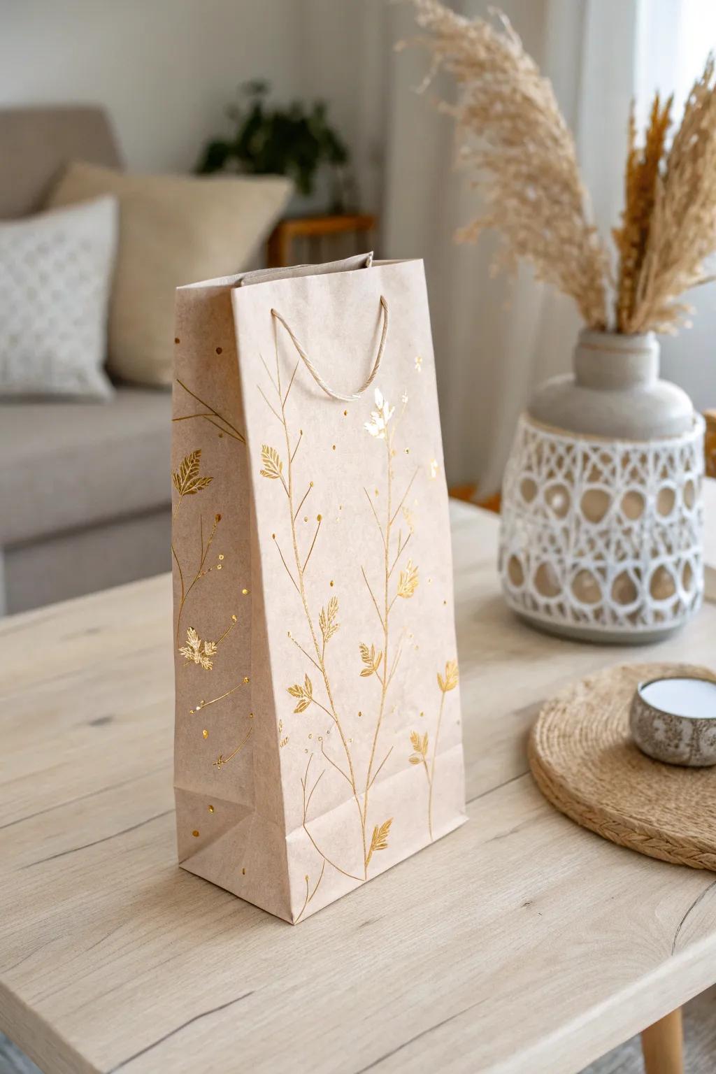 Elevate your gift-giving with a touch of gold foil luxury.