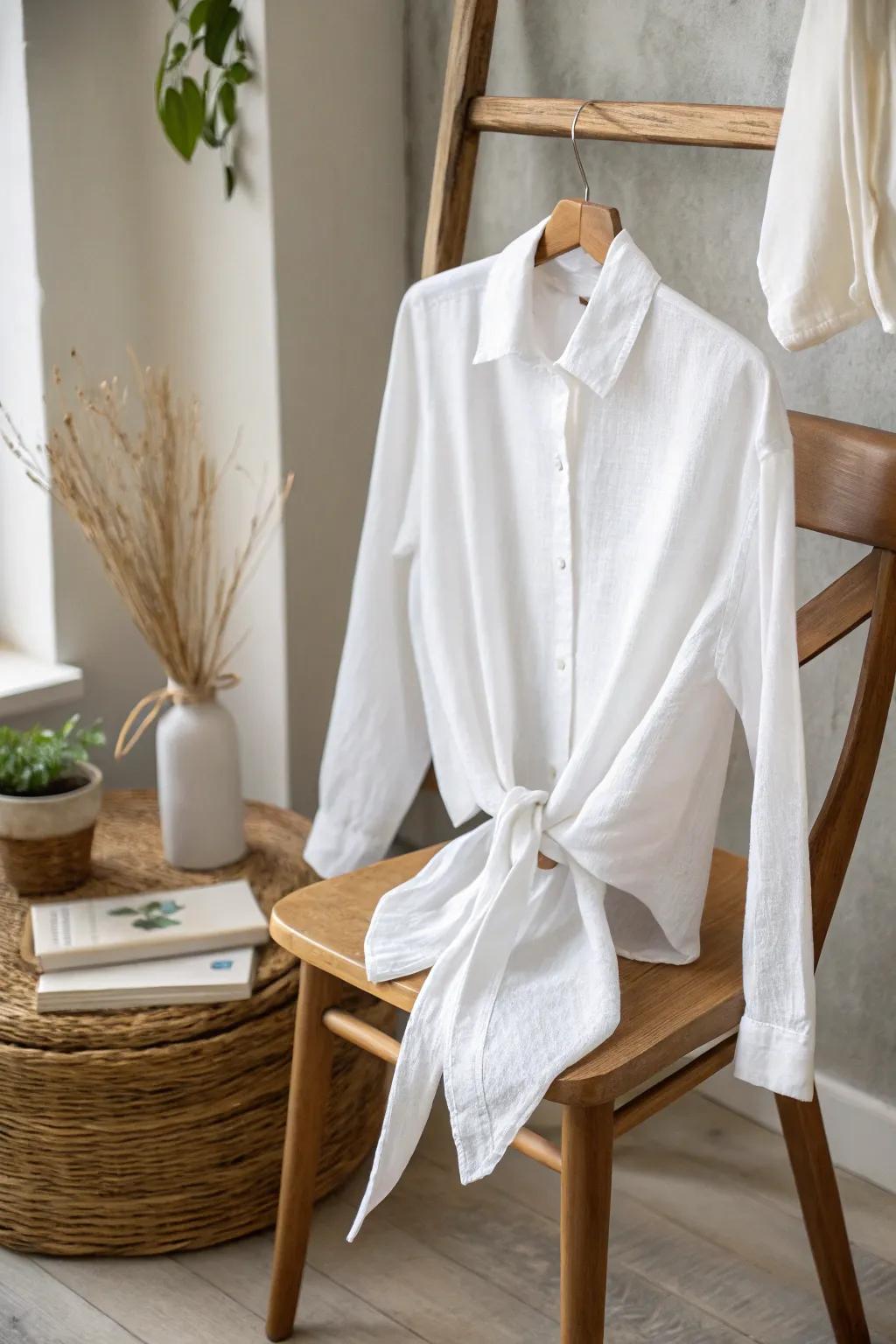 Elevate your style with a simple twist—discover the art of the side tie.