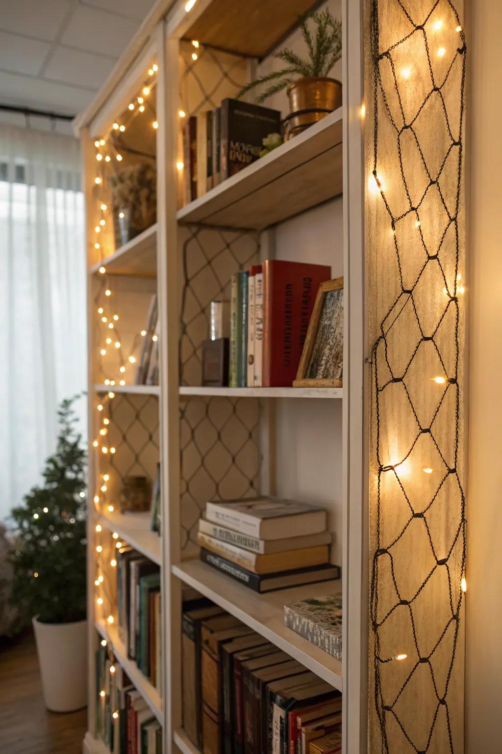 Highlight your favorite books with a warm glow.