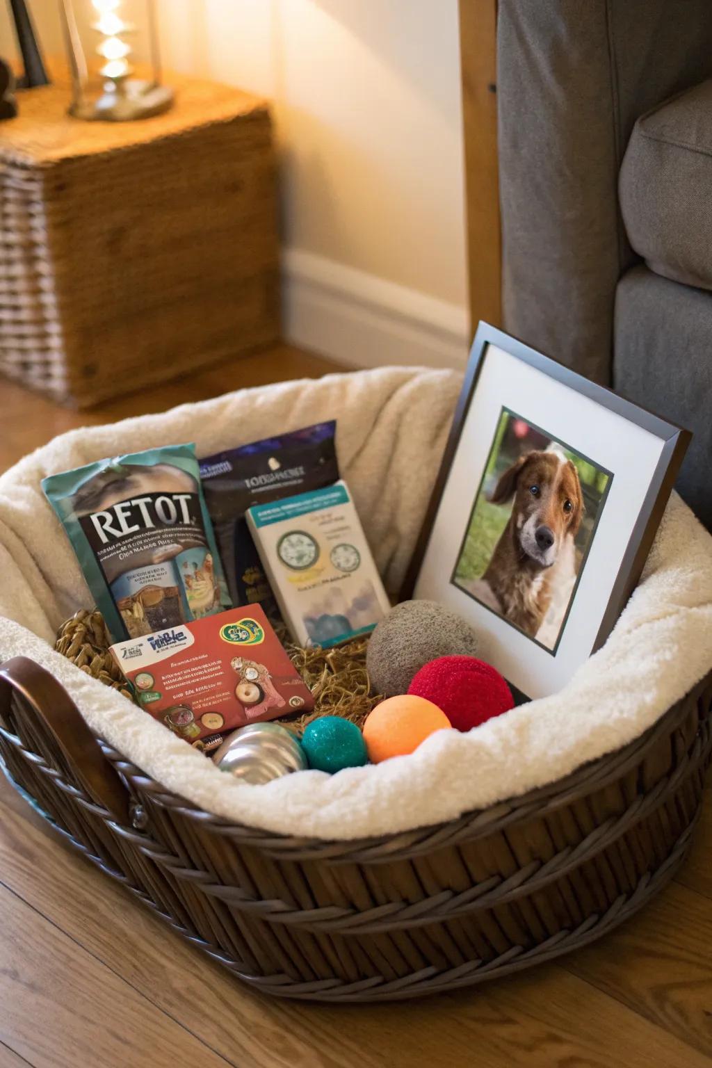 A heartwarming gift for her and her pet.