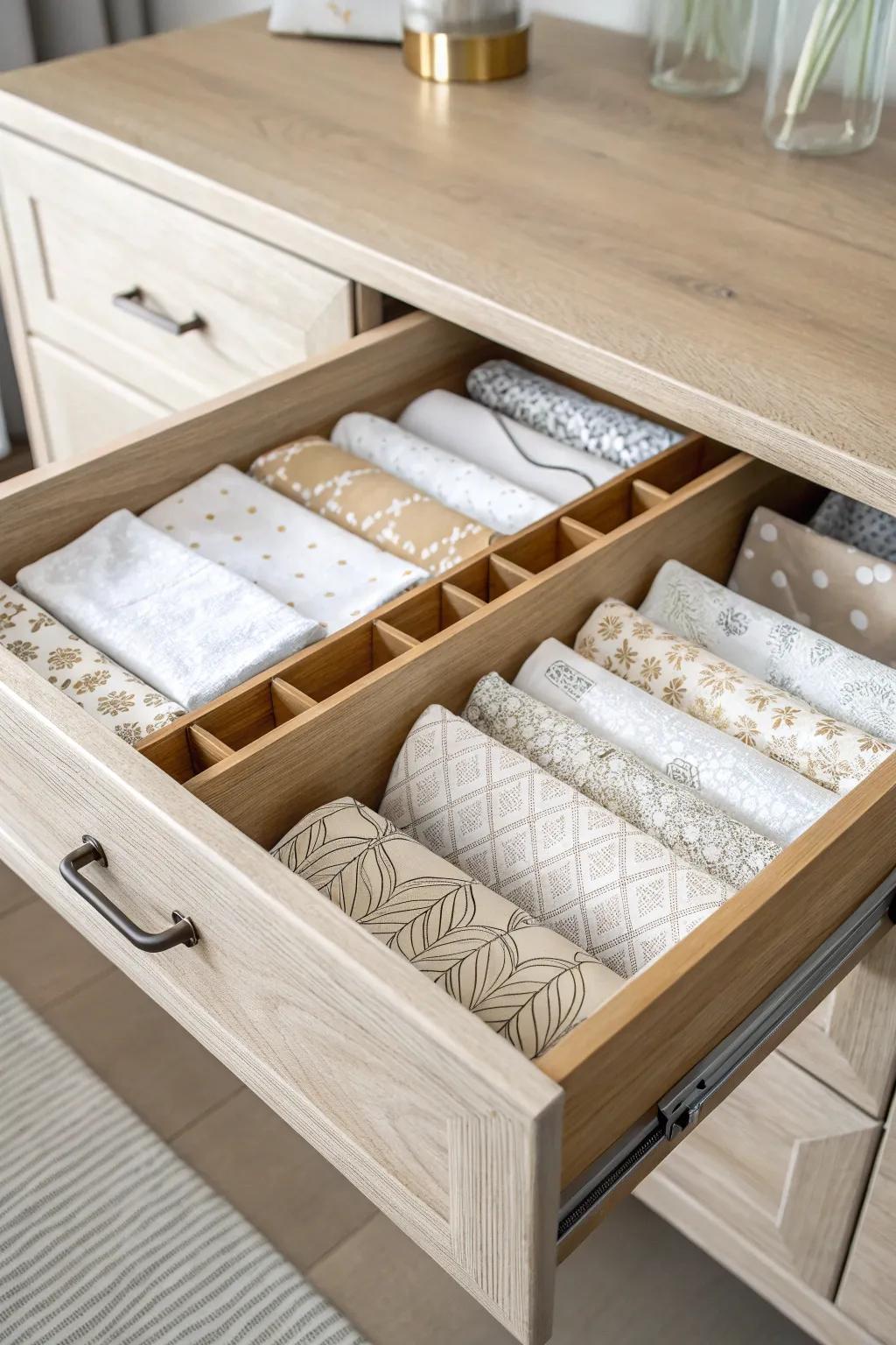 Transform your drawers with these chic, eco-friendly dividers made from recycled cereal boxes. Style meets sustainability!