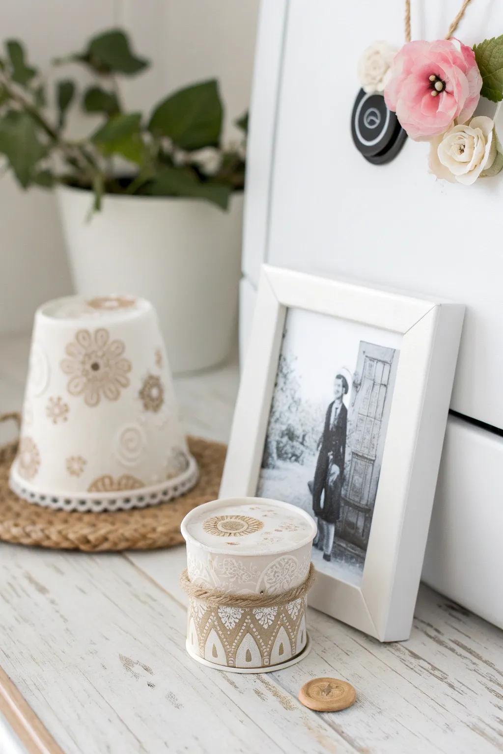 Transform your memories with chic K-Cup photo frames—where sustainability meets style.