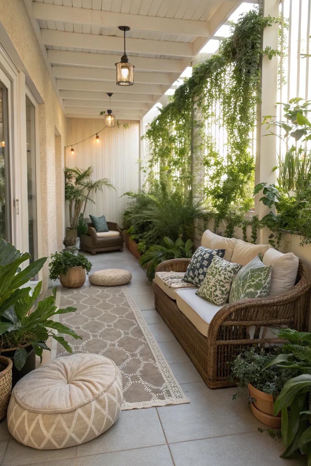 Design a paradise for pets on your lanai.