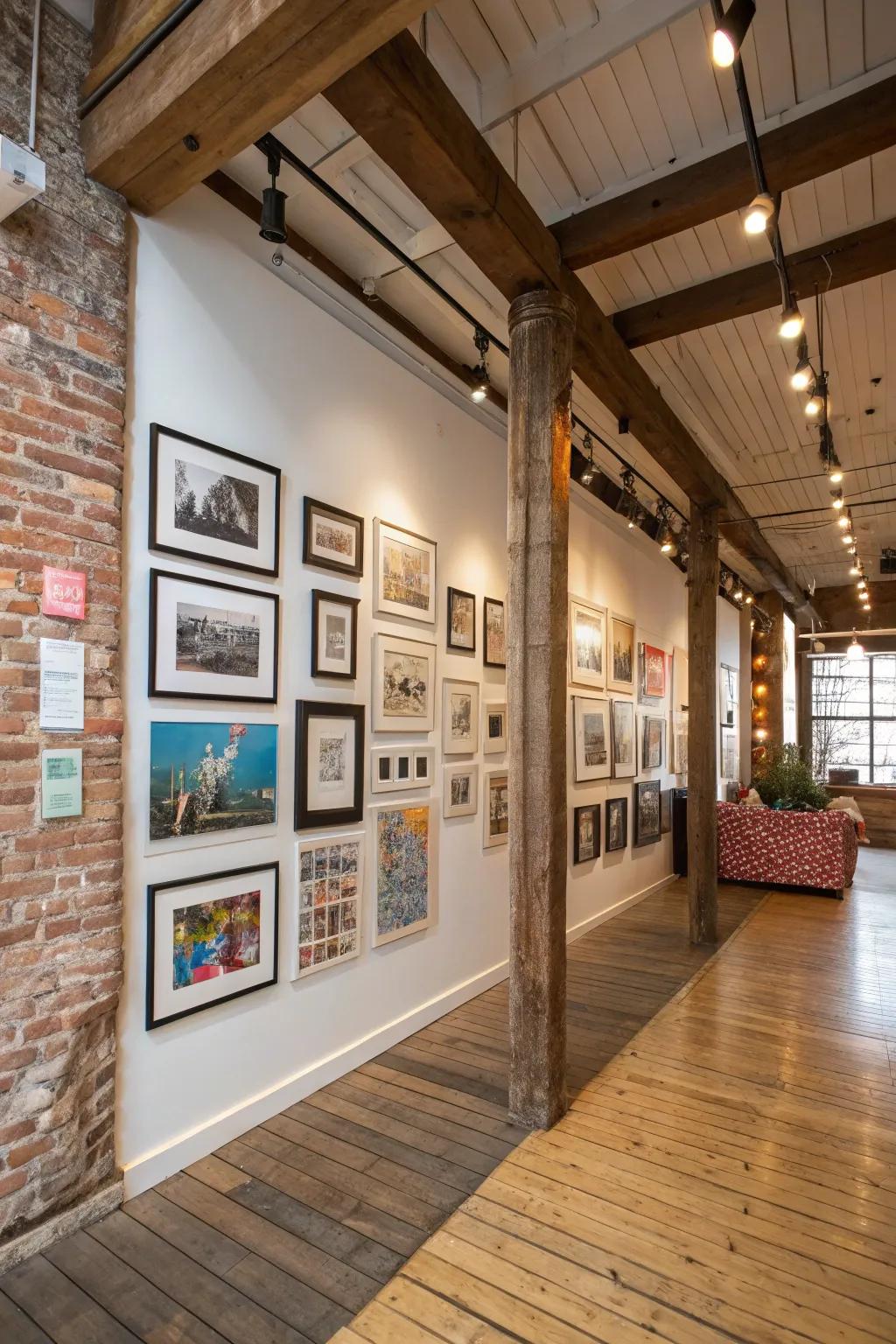 Showcase your personality with a curated gallery wall.