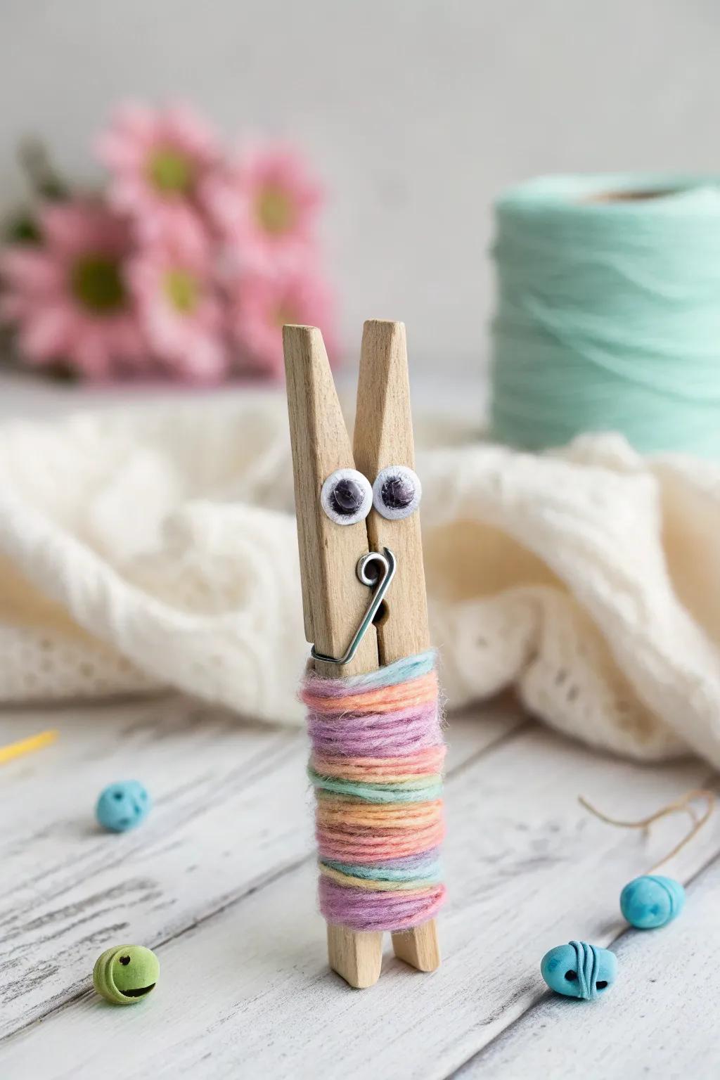 Unleash your creativity with these charming monster pegs—perfect for adding a playful twist to any decor!