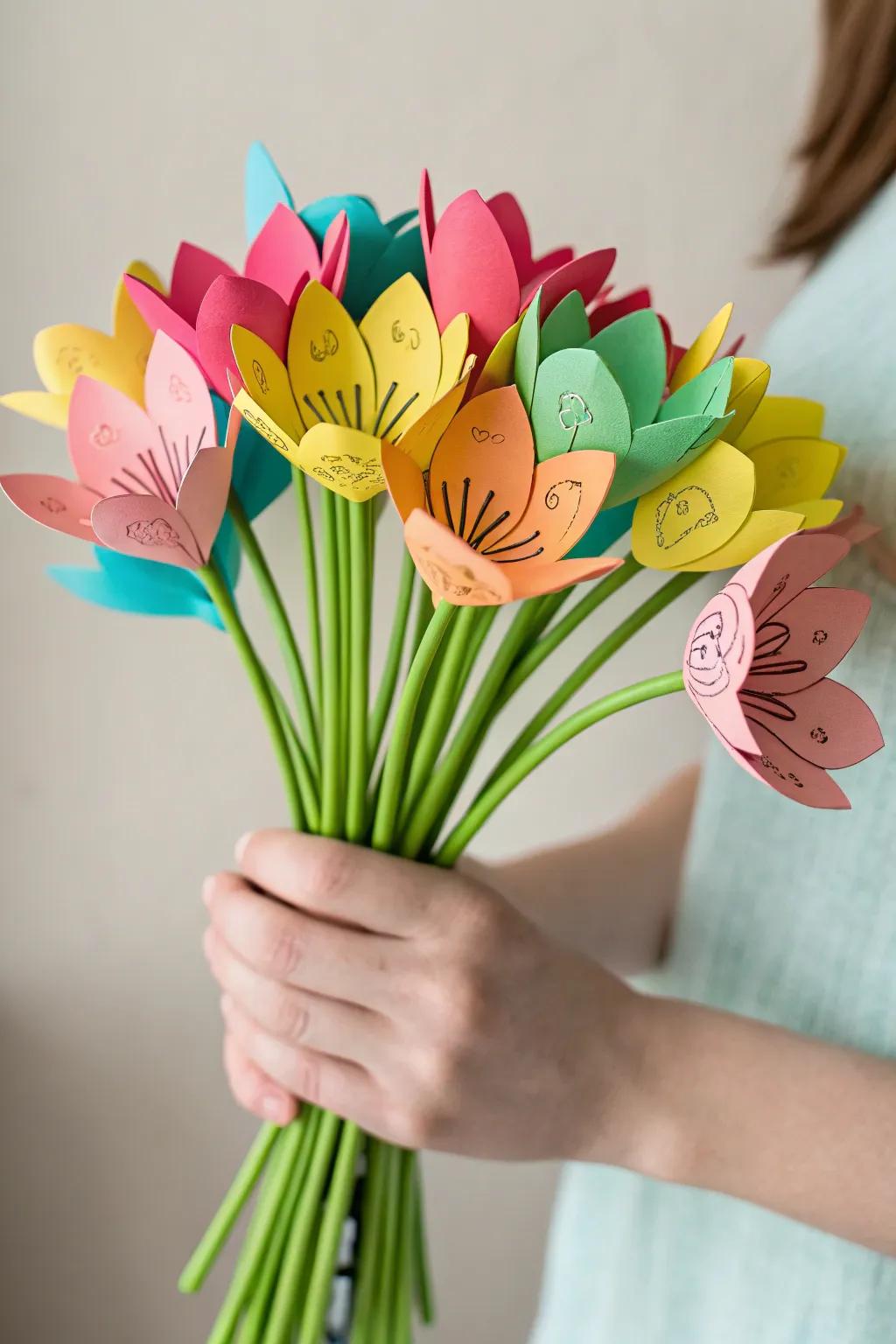 Celebrate Mother's Day with a bouquet as unique as your love. 🌸✨ #HandmadeWithLove #ScandiBohoCharm