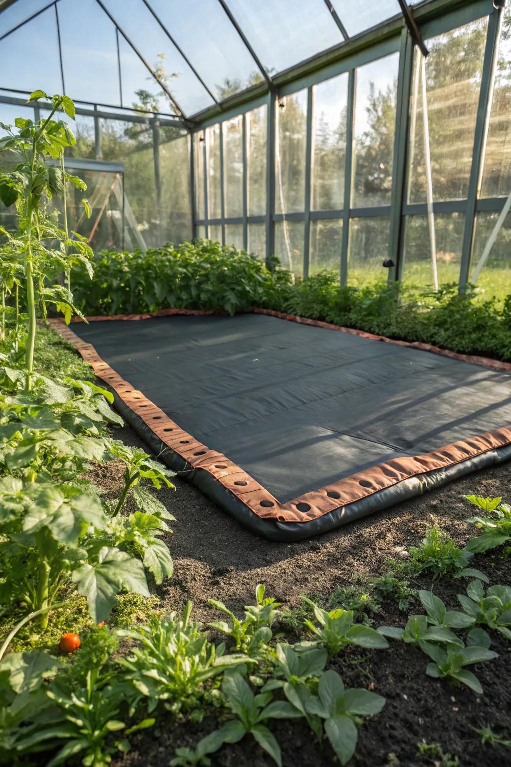 Transform your greenhouse with a trampoline mat base cover—where eco-friendly meets craftsmanship.