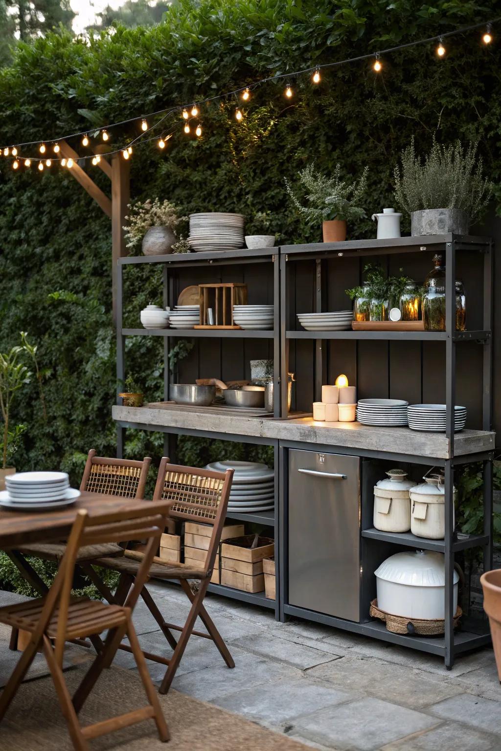 26 Clever Outdoor Kitchen Storage Ideas
