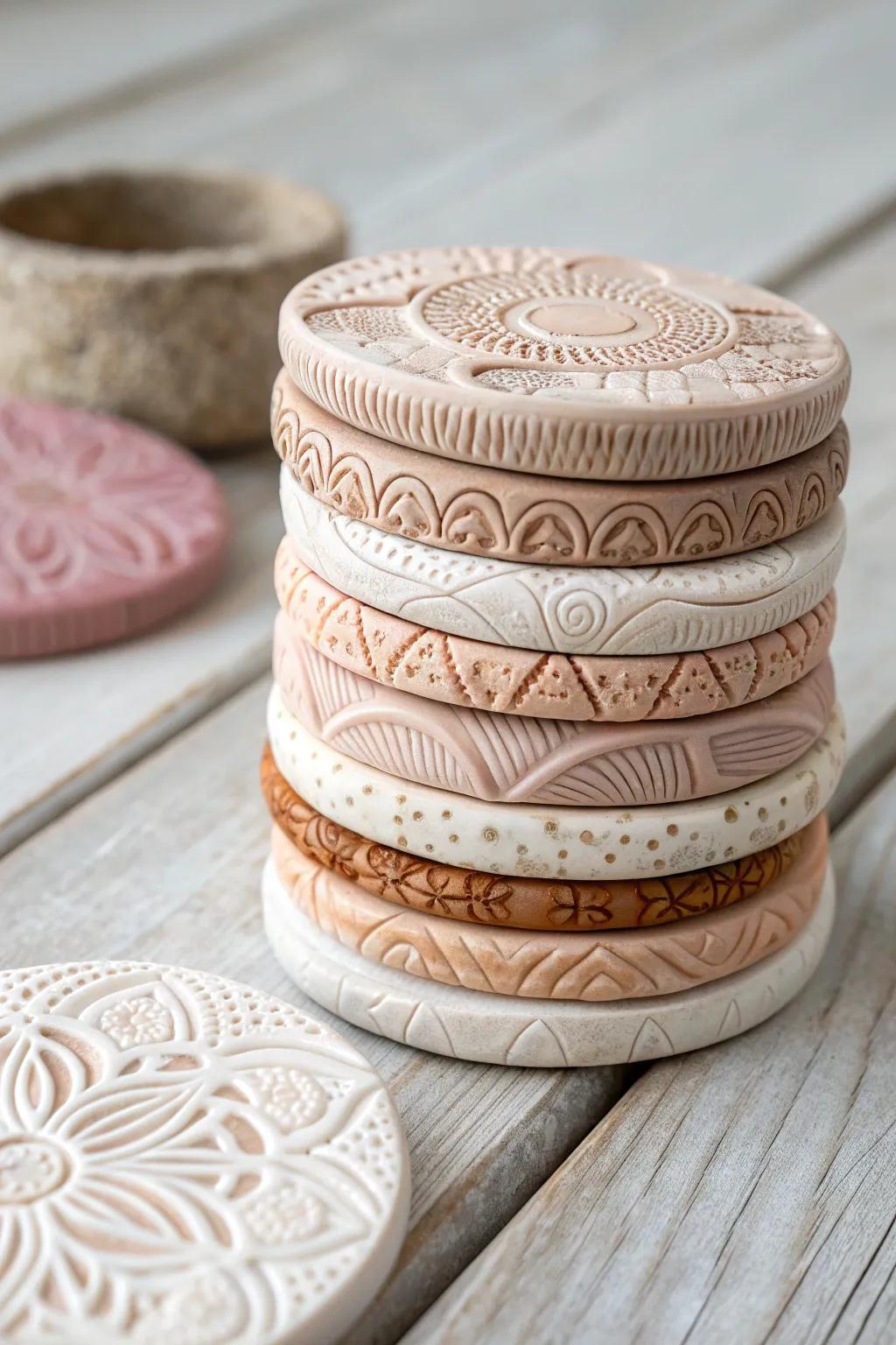 Elevate your art with intricate disc patterns that captivate and inspire.