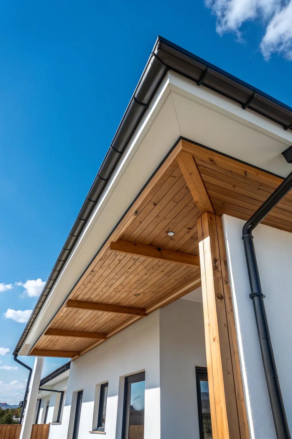 Experience the elegance of simplicity with a skillion and lean-to roof design.