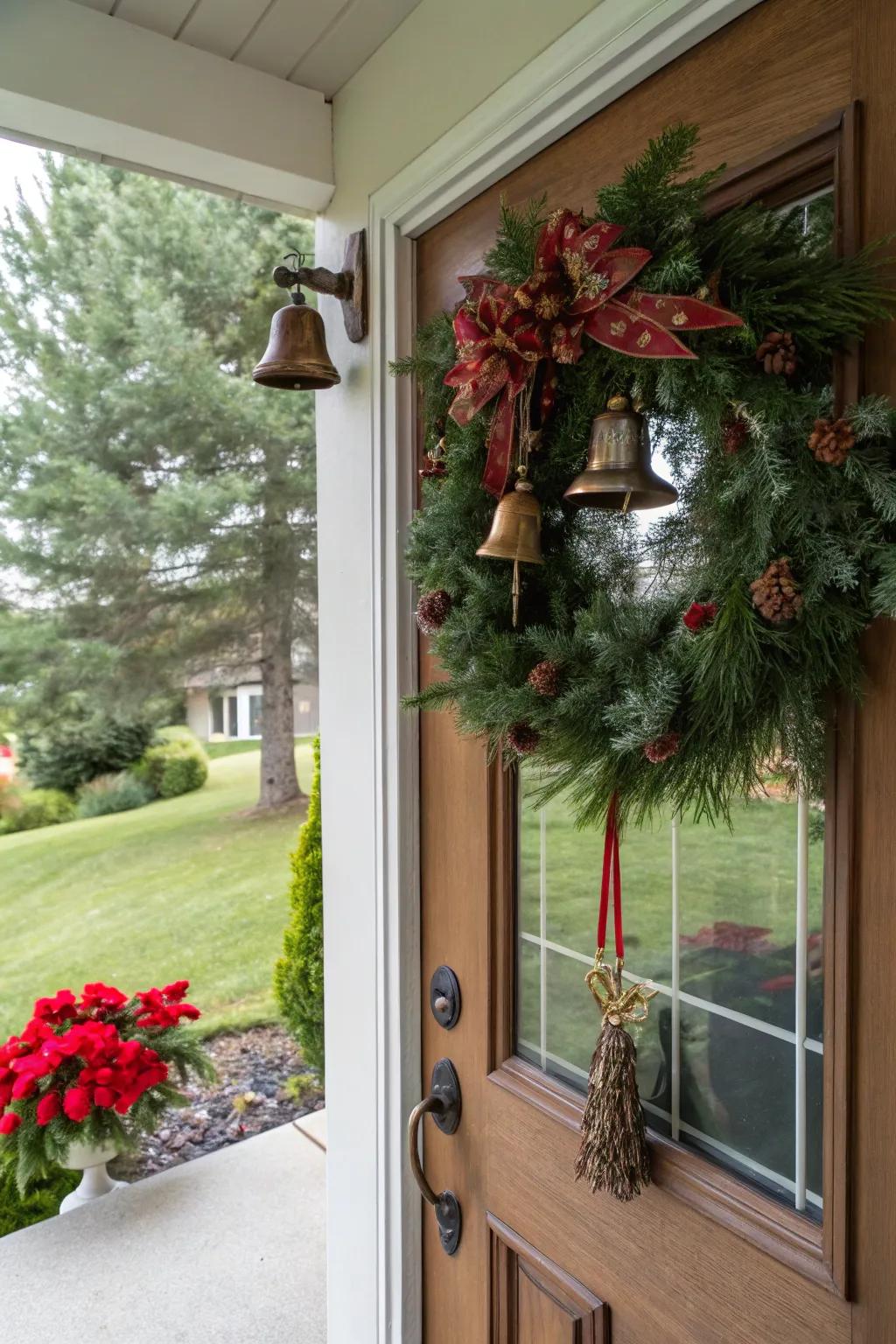 Bells adding a joyful jingle to the festive decor.