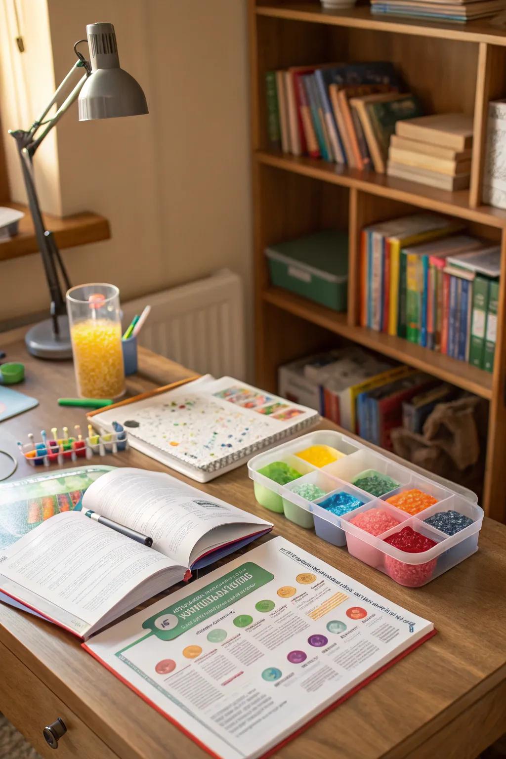 Educational slime kits make learning fun.