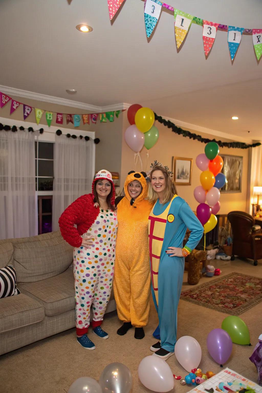 A themed costume party adds an element of fun and imagination.