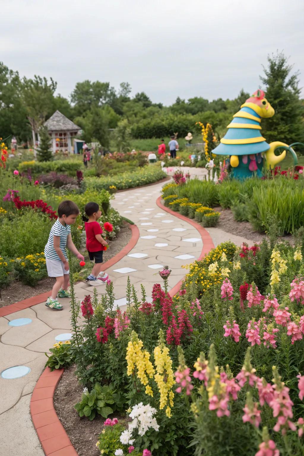 Snapdragons engage children with their unique and playful flowers.