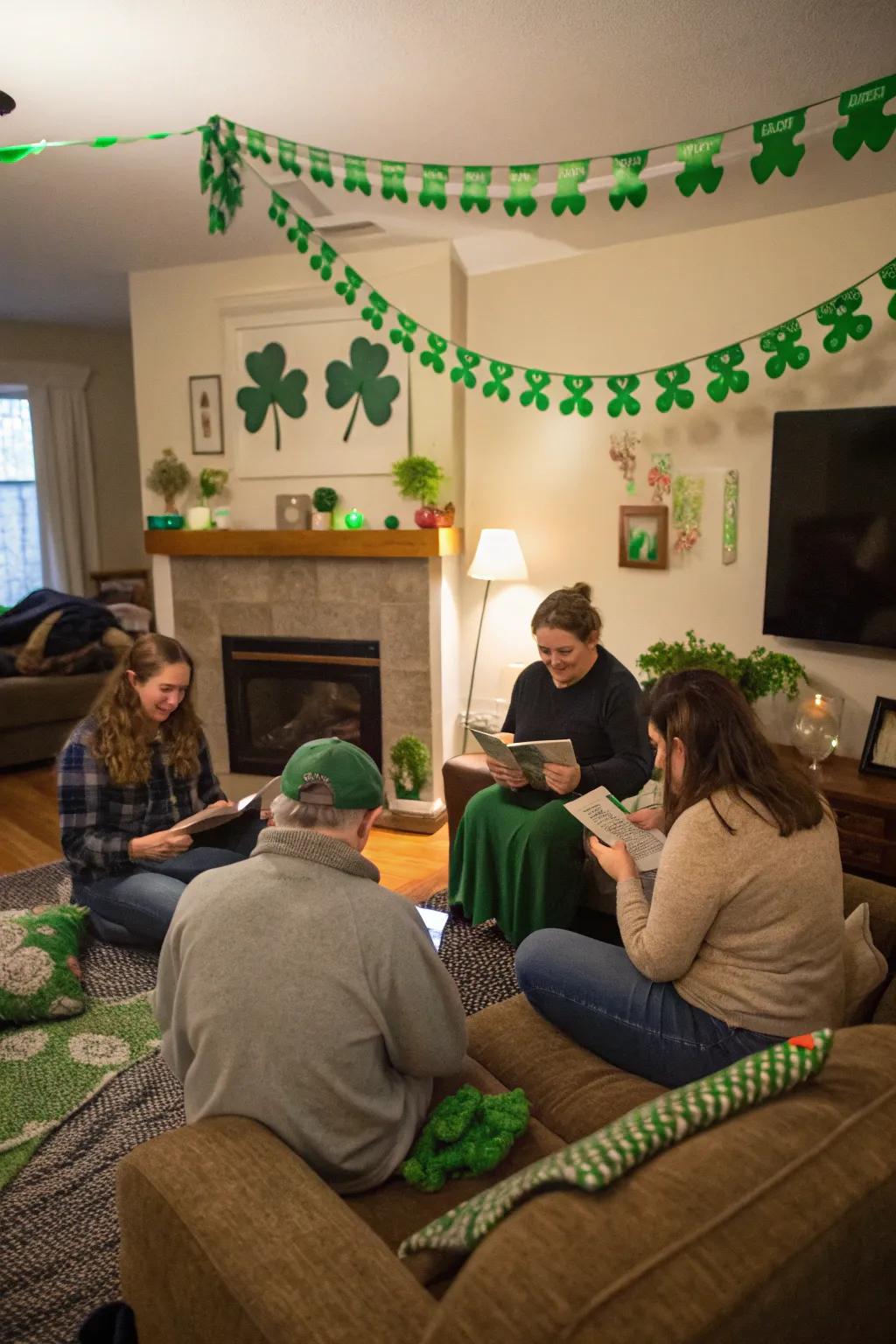 Dive into Irish folklore with a storytelling circle.