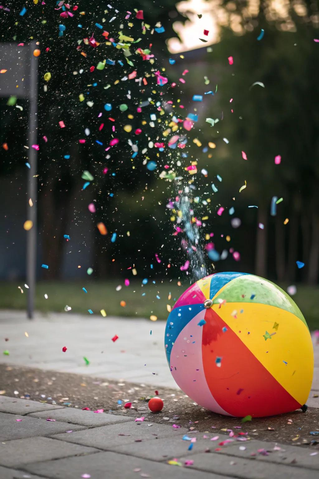 A surprise reveal that adds a burst of excitement to the shower.