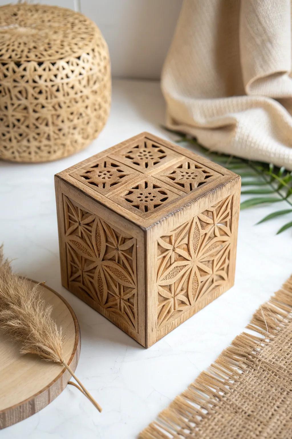 Discover the beauty of pattern building with handcrafted elegance.