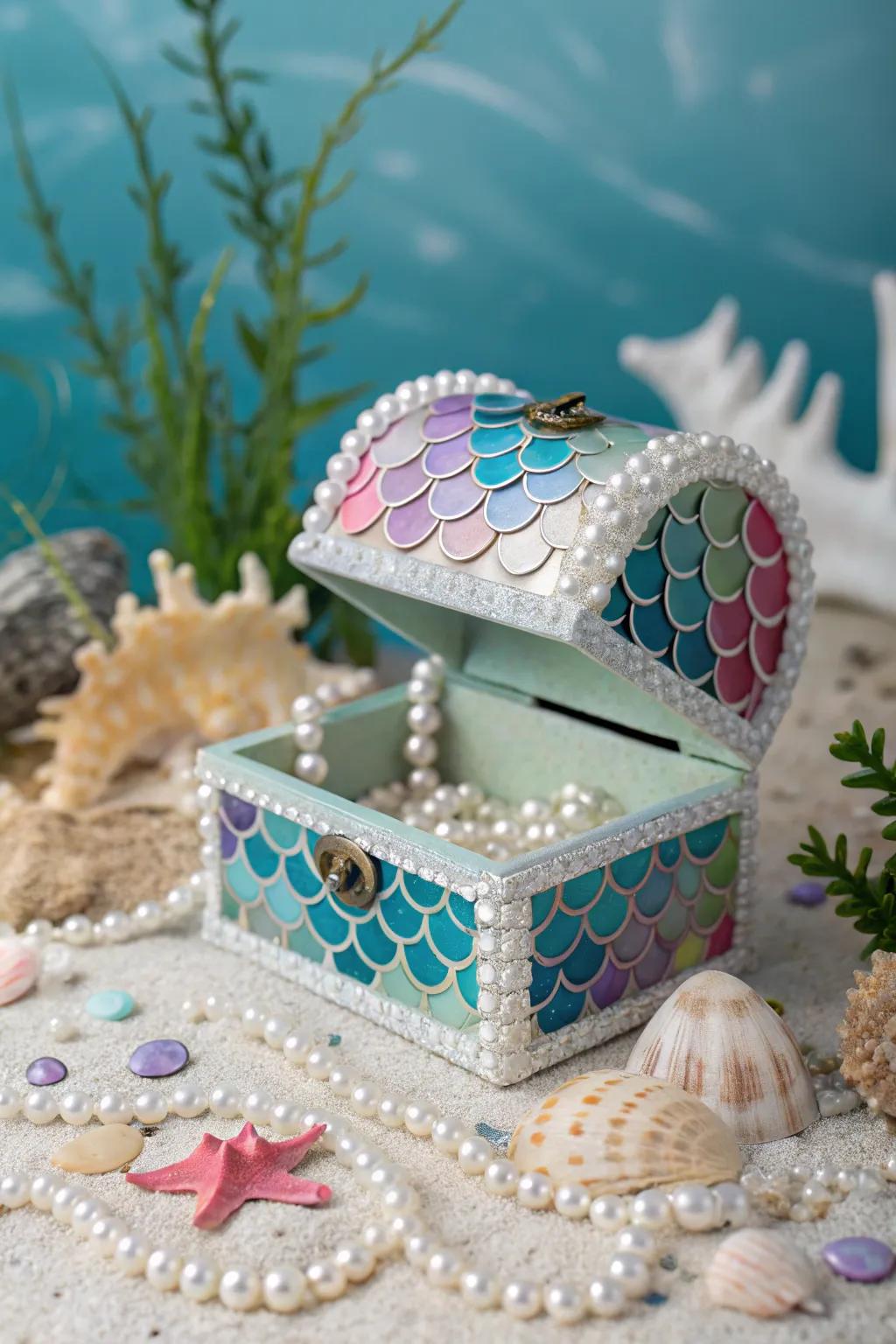 A mermaid dreams box that takes you on an enchanting underwater journey.