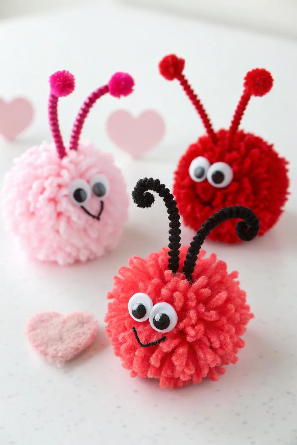 Charming love bugs ready to spread the love.