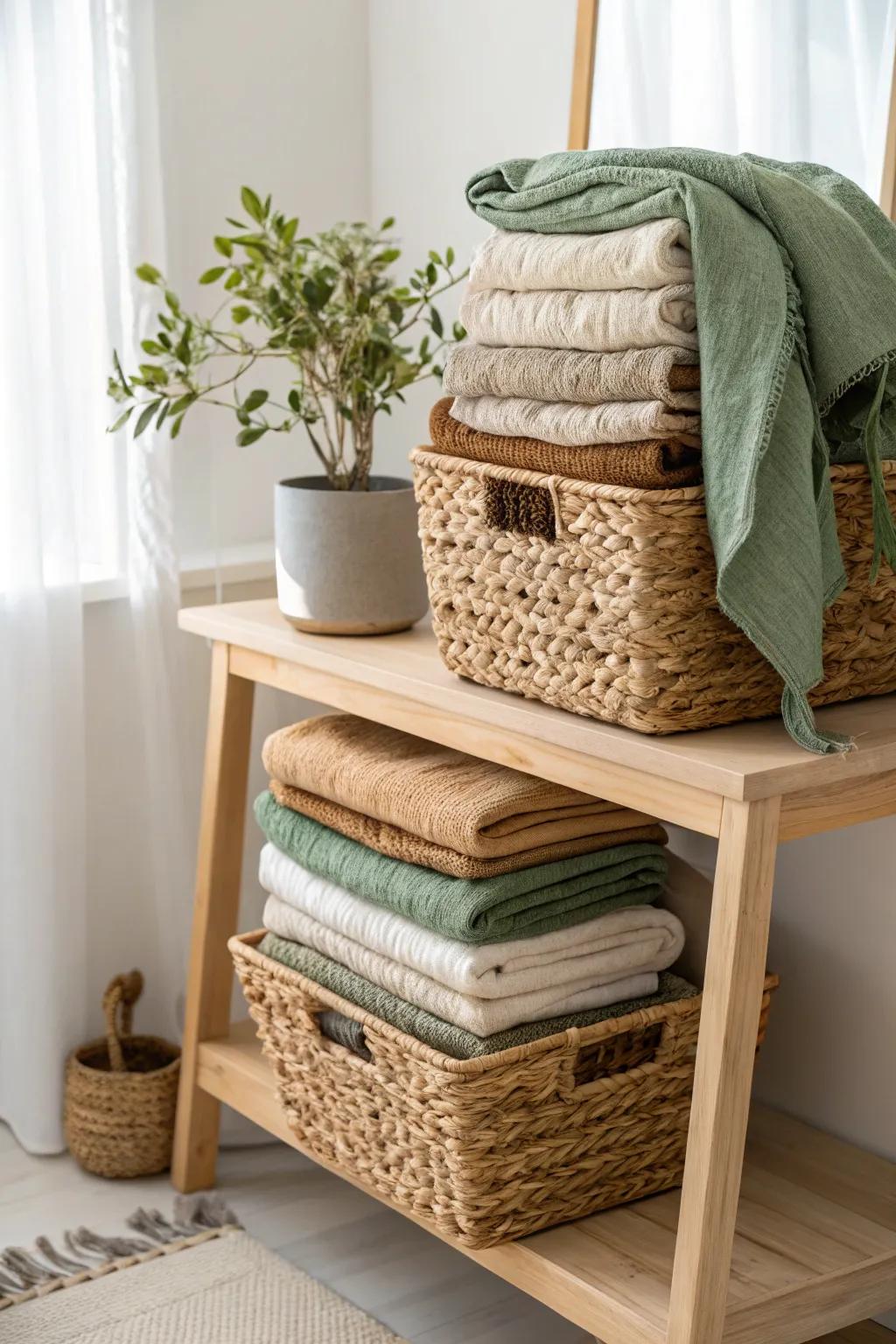 Transform your space with eco-friendly upcycling: where Scandinavian minimalism meets boho charm. 🌿✨