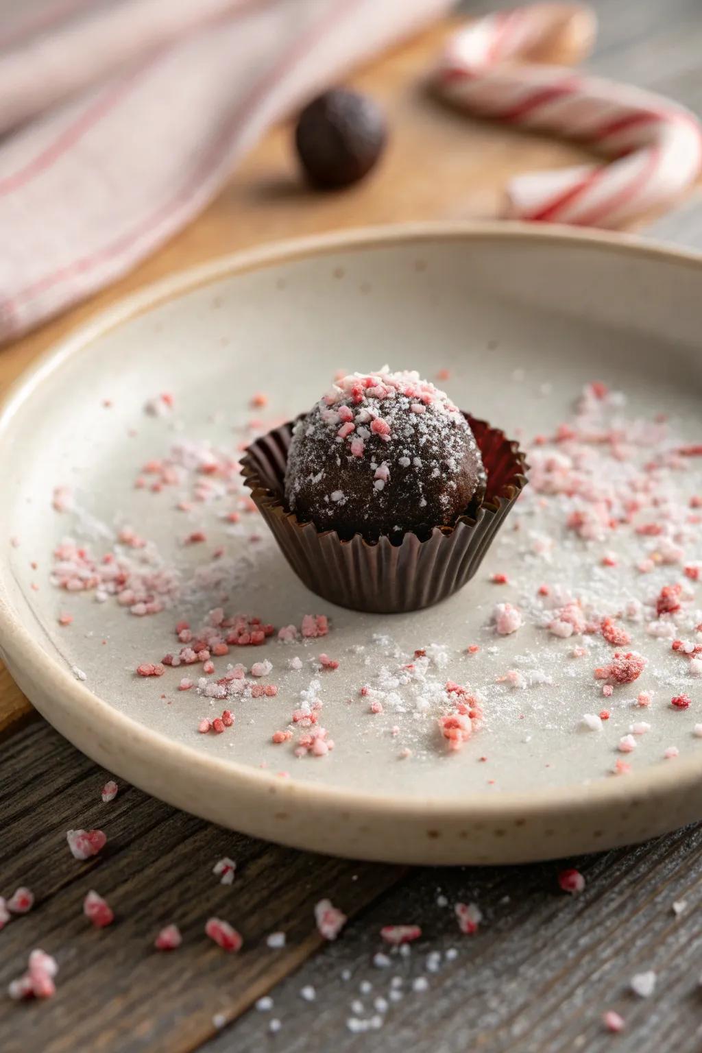 Indulge in the elegance of minty chocolate bliss with a boho twist.