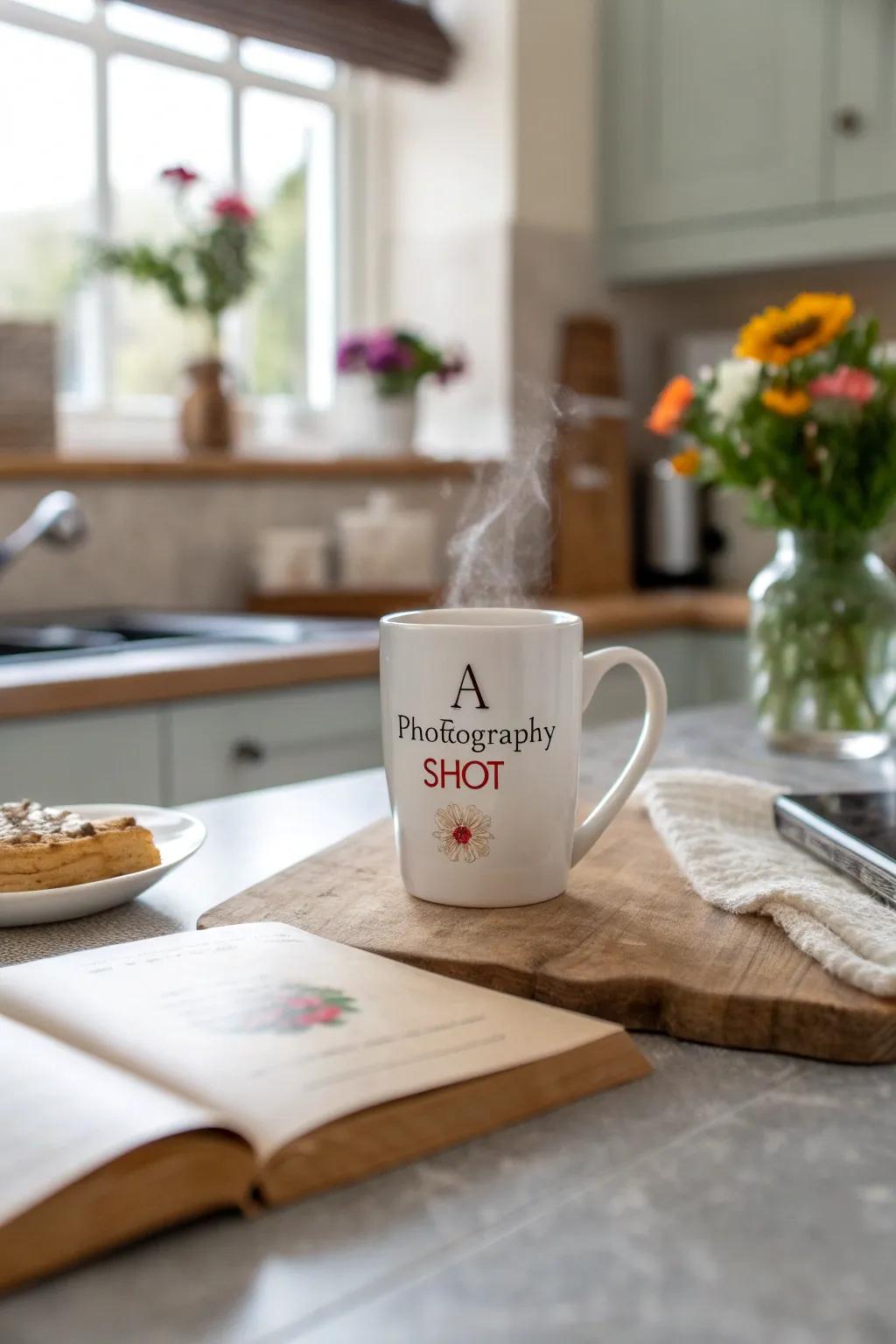 Start your day with inspiration in a personalized mug.