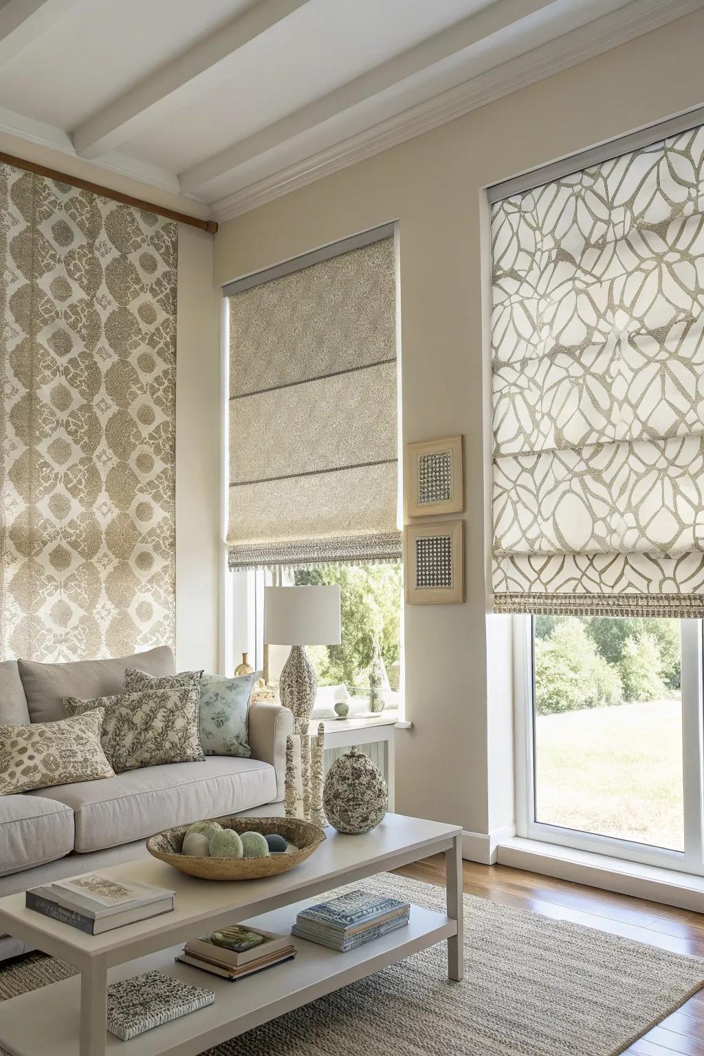 Choose the right fabric to balance functionality and style in your blinds.