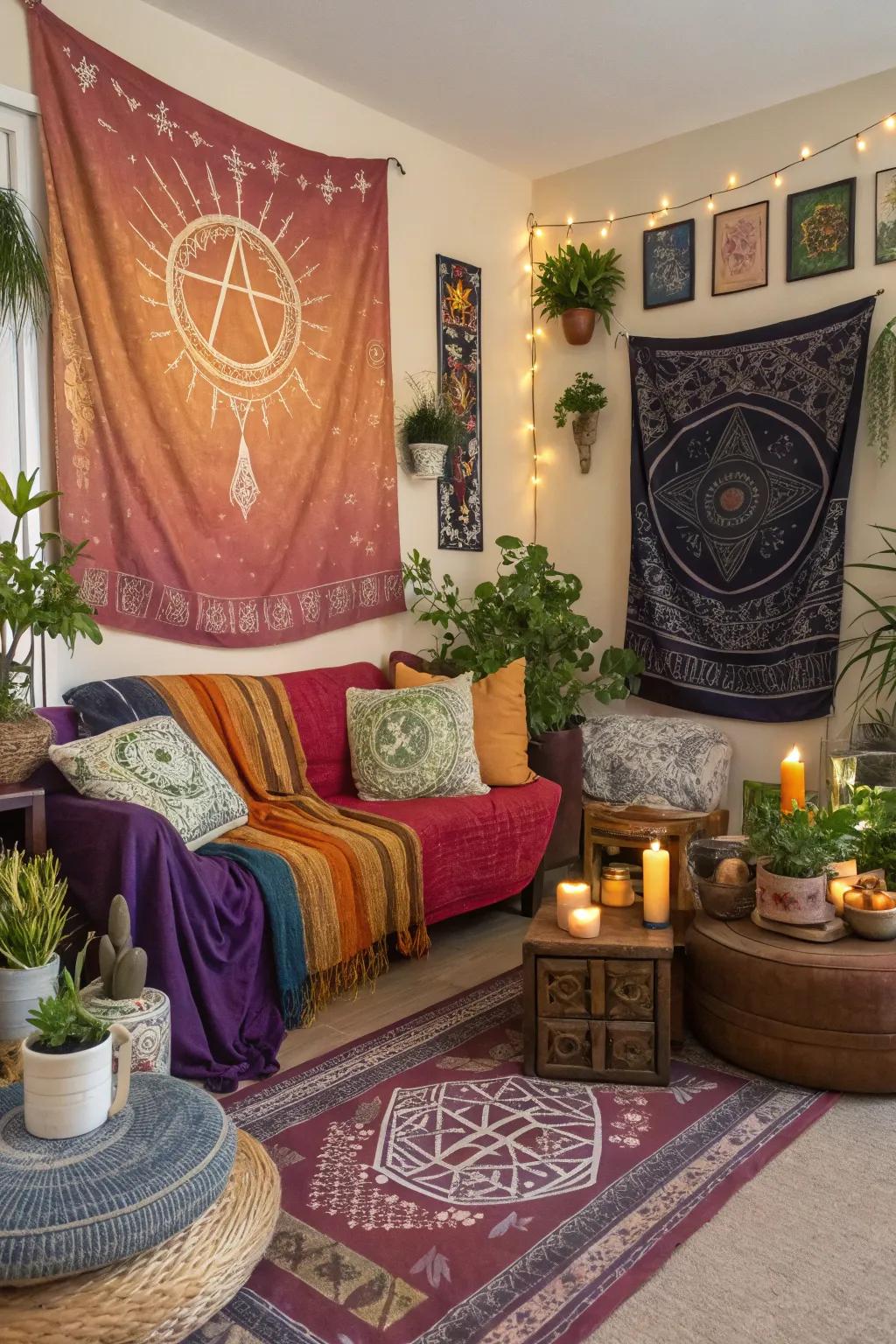 14 Enchanting Witchy Living Room Ideas