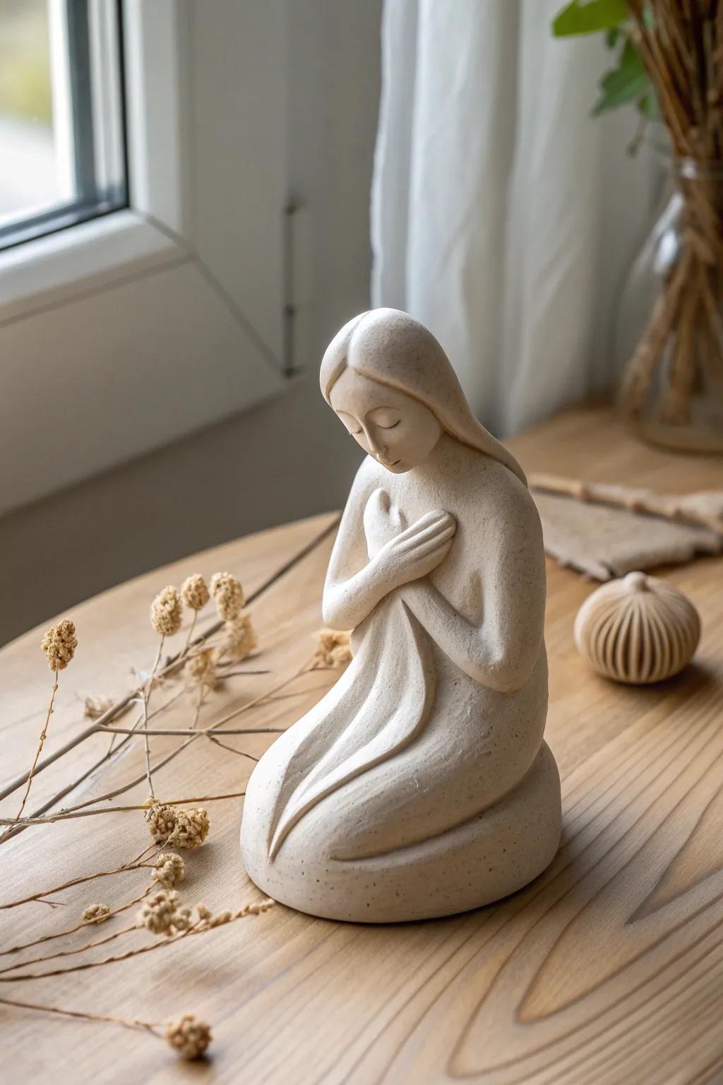 Celebrate Women's Day with a touch of creativity and simplicity—handcrafted clay figurines that inspire young minds.