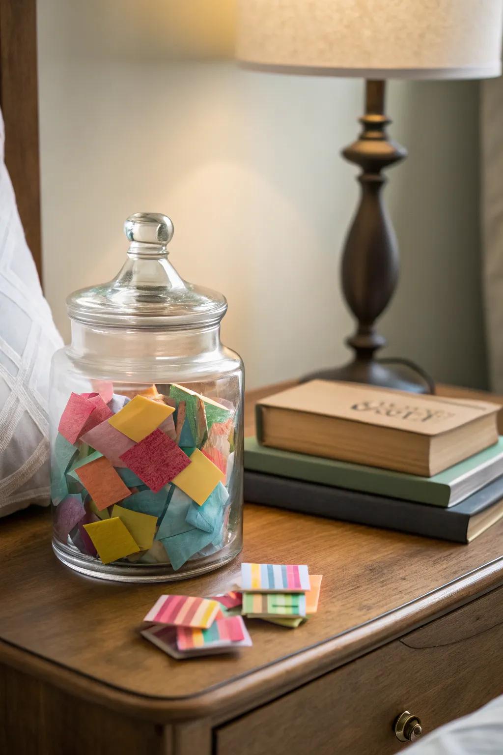 Keep your memories alive with a DIY memory jar.