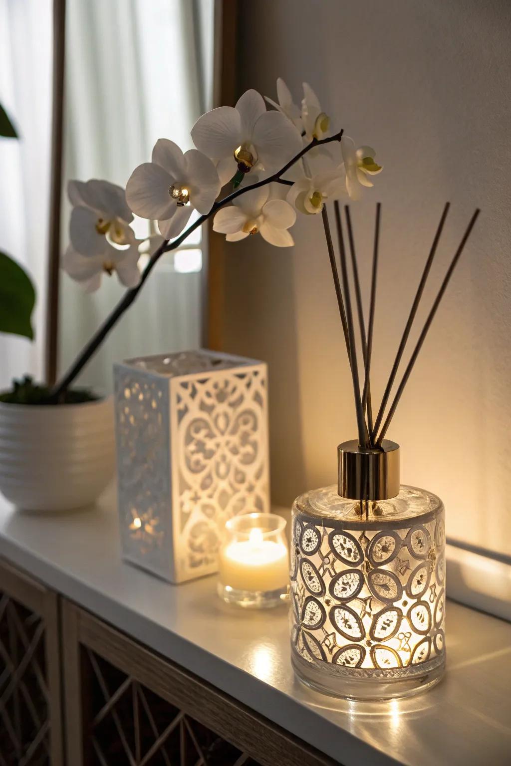 Infuse your space with the scent of orchids.