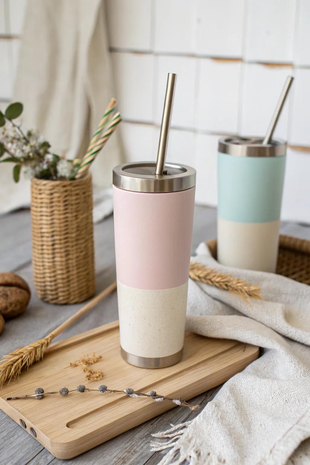 Elevate your 50th birthday celebration with a surprise touch of elegance - a matching straw set for your favorite tumbler!
