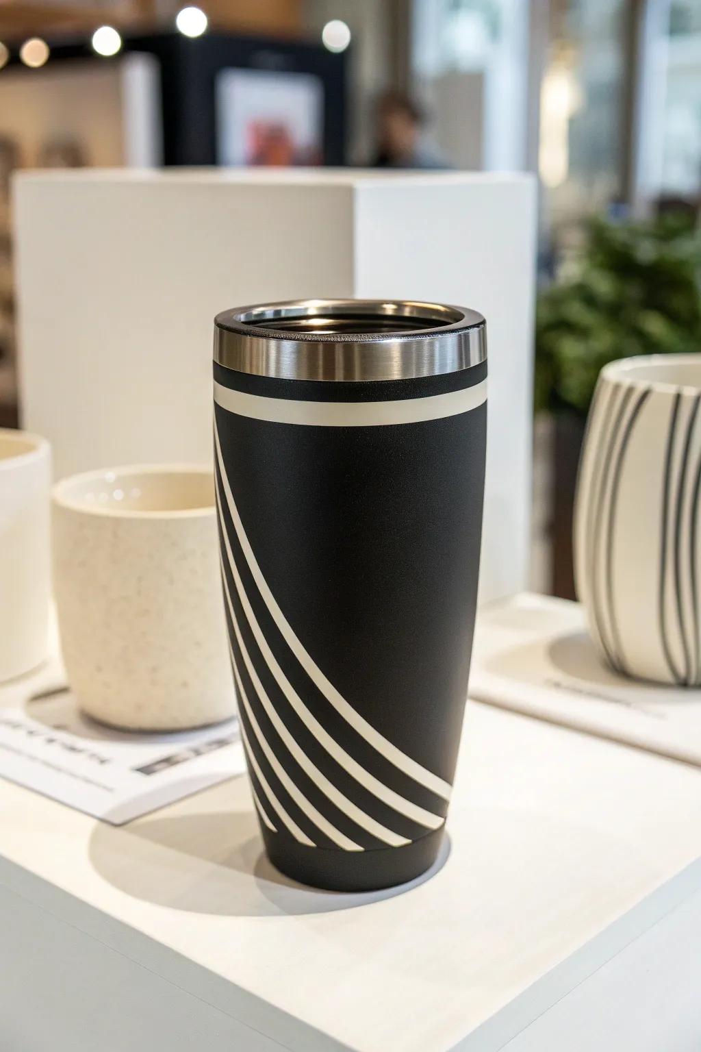 Embrace the elegance of simplicity with this monochrome masterpiece.