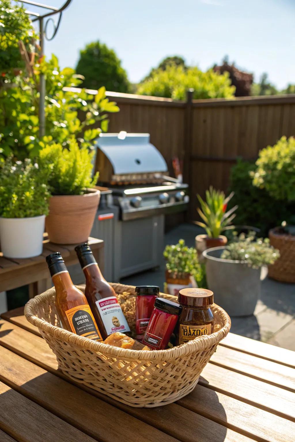 Master the grill with this backyard BBQ bliss basket.