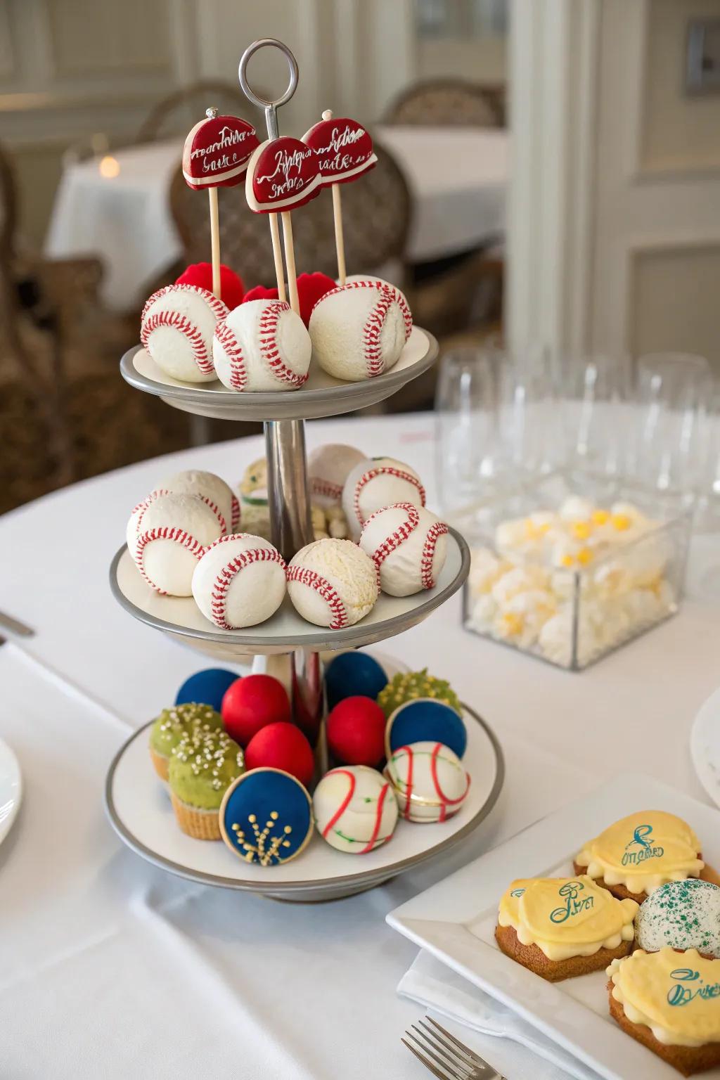 An edible centerpiece that doubles as a delightful dessert display.